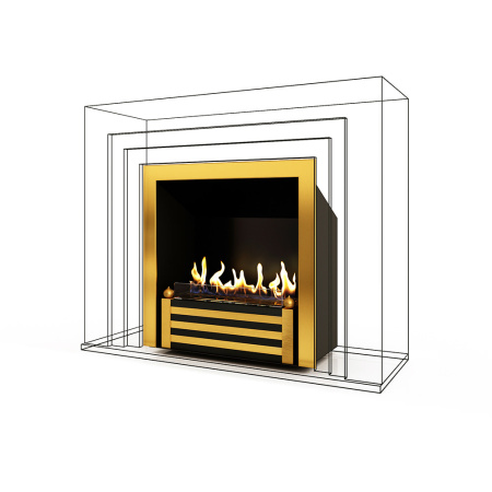 Встраиваемый биокамин Firezo D'elite 1800