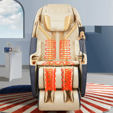 Массажное кресло iMassage Hybrid Blue/Beige Массажное кресло iMassage Hybrid Blue/Beige